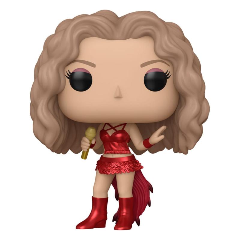 Shakira POP! Rocks Vinyl Figure Shakira(Super Bowl) (Metallic) 9 cm