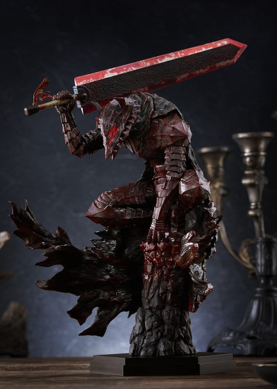Berserk Pop Up Parade PVC Figure Guts (Berserker Armor): Bloody Paint Ver. L Size 28 cm 2