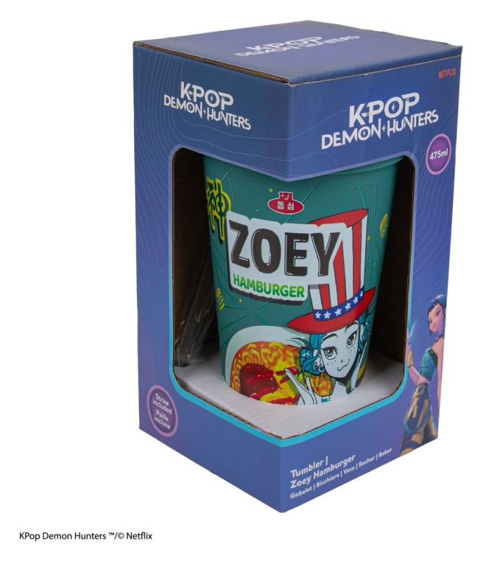 KPop Demon Hunters Tumbler Zoey Hamburger 2