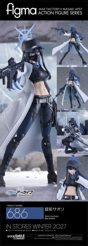 Blue Archive Figma Action Figure Saori Joumae 17 cm 1