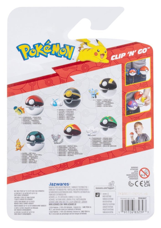 Pokémon Clip 'n' Go Action Figure Shinx & Ultra Ball 1