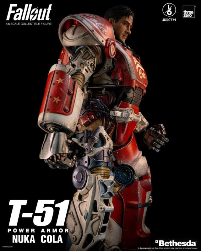 Fallout Action Figure 1/6 T-51 Nuka Cola Power Armor 37 cm 7