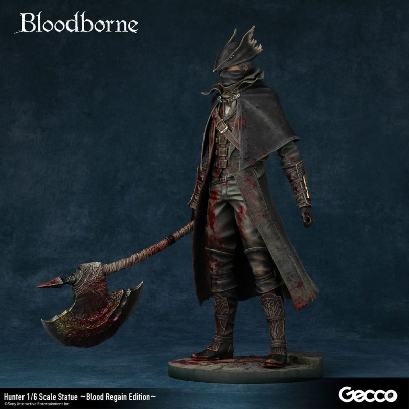 Bloodborne The Old Hunters PVC Statue 1/6 Hunter Blood Regain Edition 32 cm 11