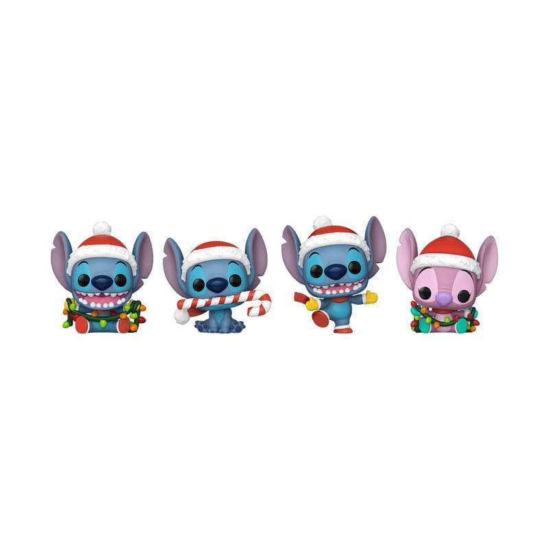 Lilo&Stitch Holiday 2025 Pocket POP! Vinyl Keychains 4-Pack Tree Holiday Box 4 cm 1