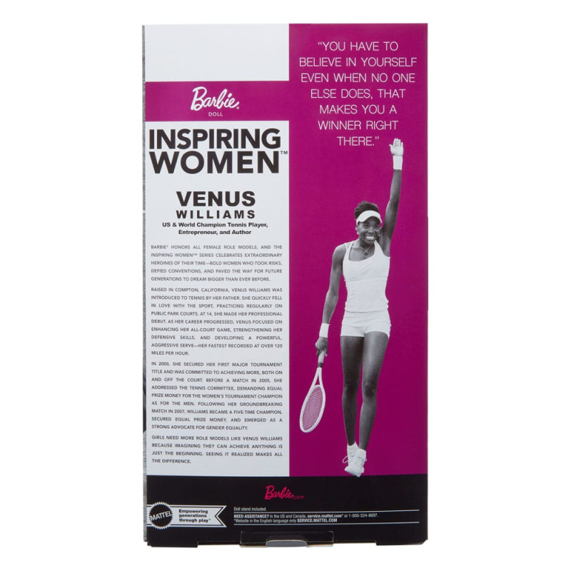Barbie Signature Inspiring Women Doll Venus Williams 3