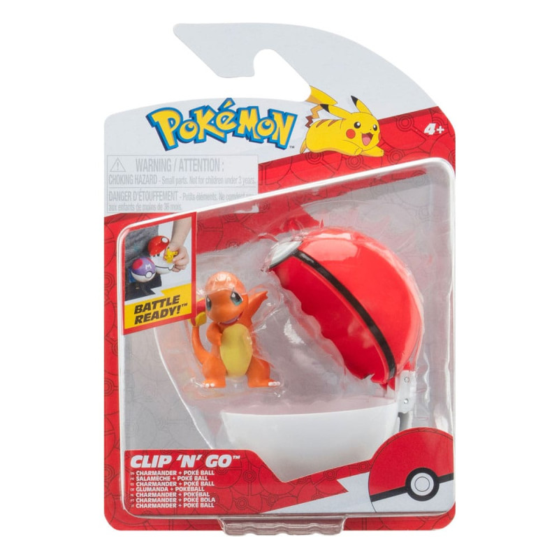 Pokémon Clip'n'Go Poké Balls Charmander #1 & Poké Ball 1