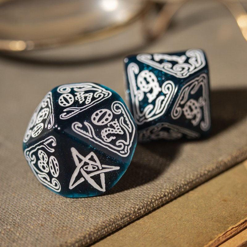 Call of Cthulhu Dice Set Abyssal & White (7)