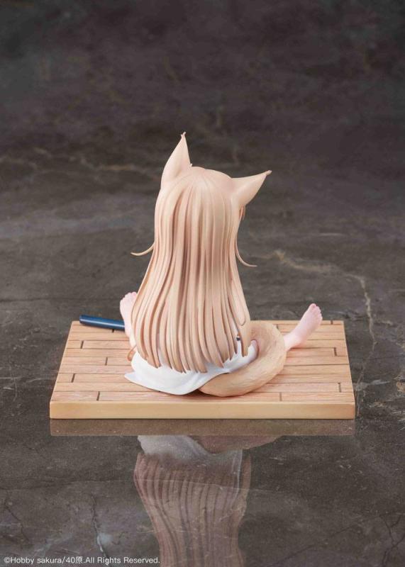 My Cat Is a Kawaii Girl PVC Statue 1/6 Kinako Sitting Fish Ver. 14 cm