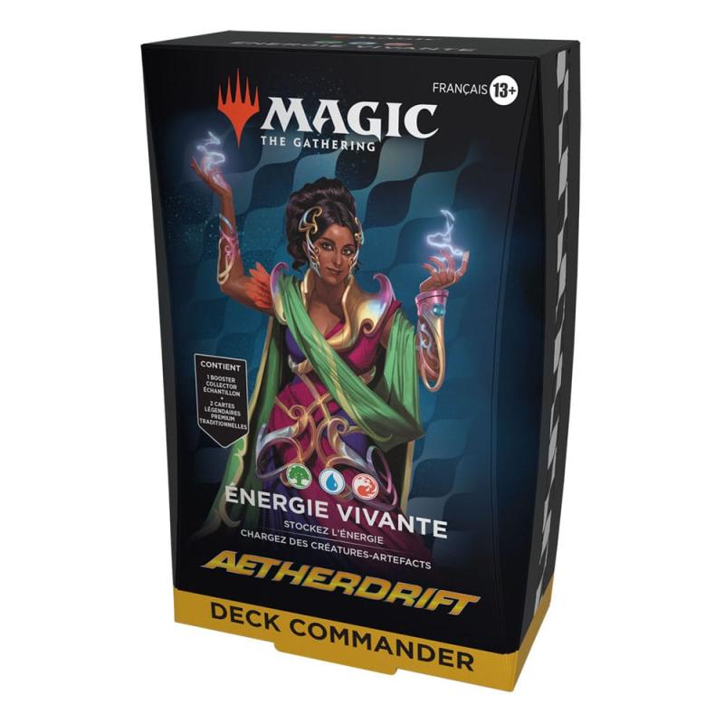 Magic the Gathering Aetherdrift Commander Decks Display (4) french 2