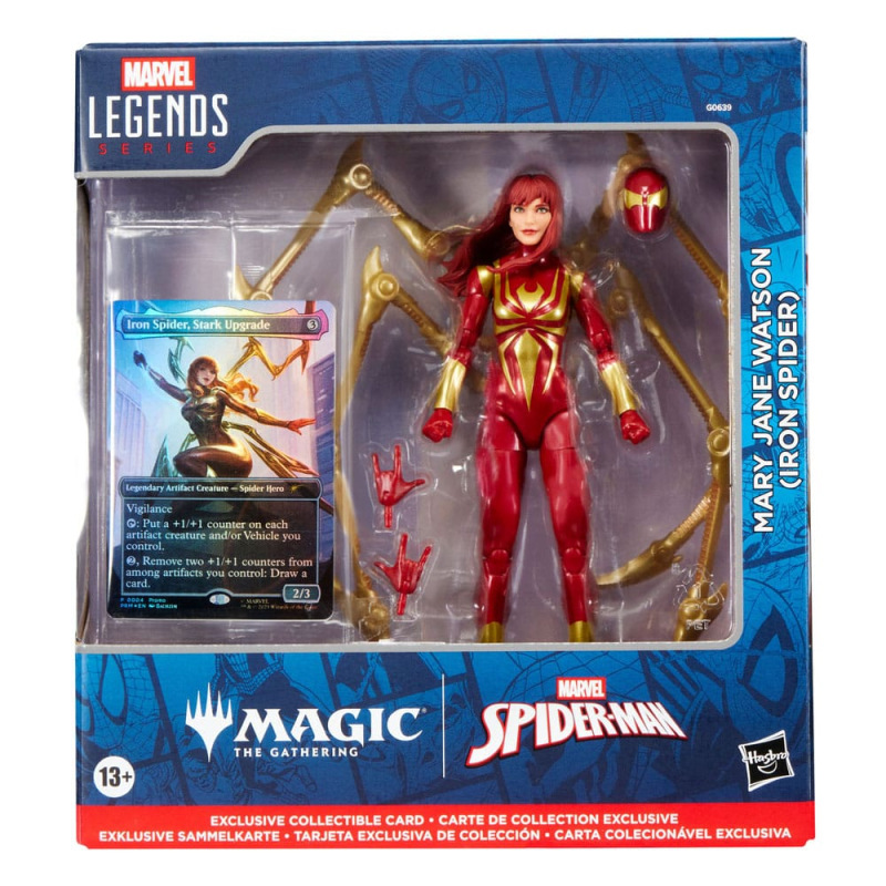 Marvel Legends Magic: The Gathering Action Figure Mary Jane Watson (Iron Spider) (plus Exclusive Foi 1