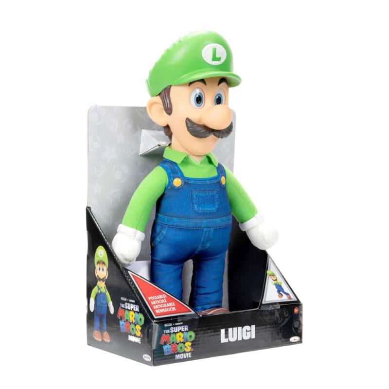 The Super Mario Bros. Movie Plush Figure Luigi 30 cm