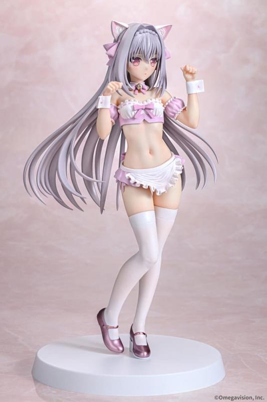 Tsuki ni Yorisou Otome no Sahou PVC Statue 1/6 Luna Sakurakouji Cat Maid Sakura Color Ver. 26 cm