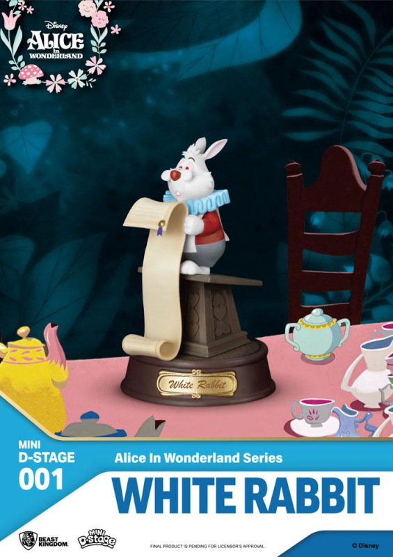 Alice in Wonderland Mini Diorama Stage Statues 6-pack 10 cm 3
