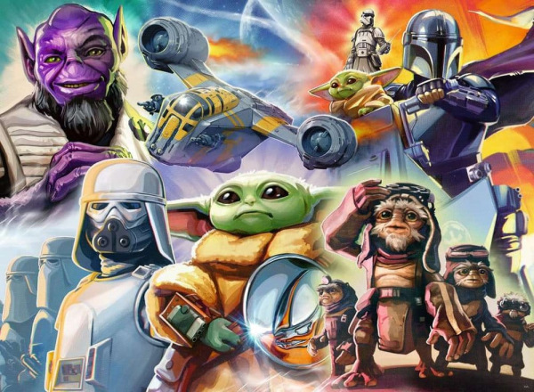 The Mandalorian and Grogu Jigsaw Puzzle (500 Pieces) 1