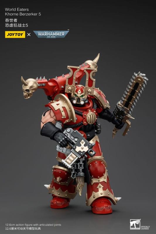 Warhammer 40k Action Figure 1/18 World Eaters Khorne Berzerker 5 13 cm