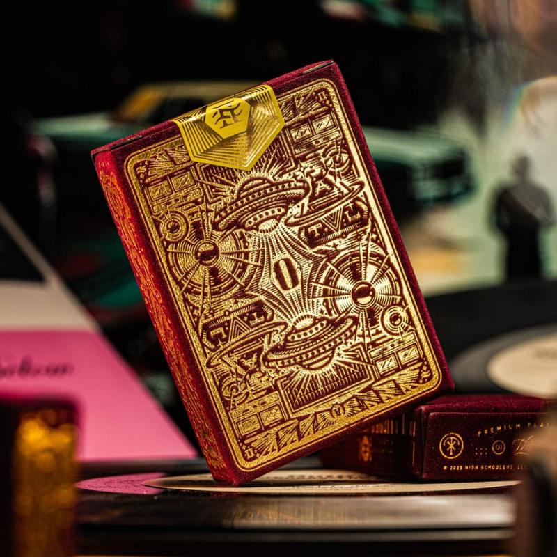 Outcast Playing Cards Red Velvet 9