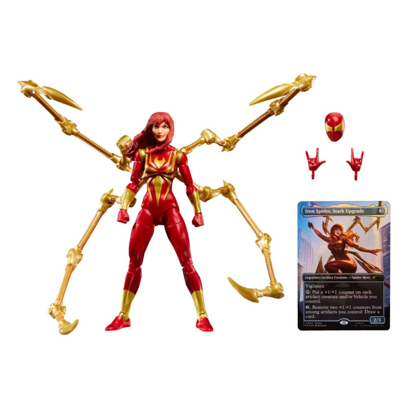 Marvel Legends Magic: The Gathering Action Figure Mary Jane Watson (Iron Spider) (plus Exclusive Foi 9