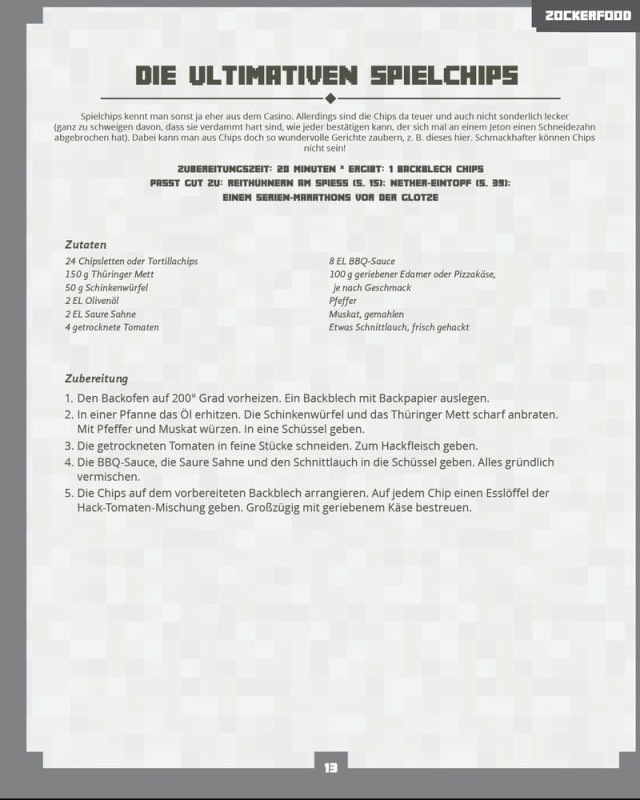 Minecraft Cookbook *German Version* 5
