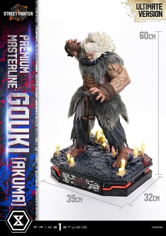 Street Fighter 6 Premium Masterline Series Statue 1/4 Akuma Ultimate Version 69 cm 12