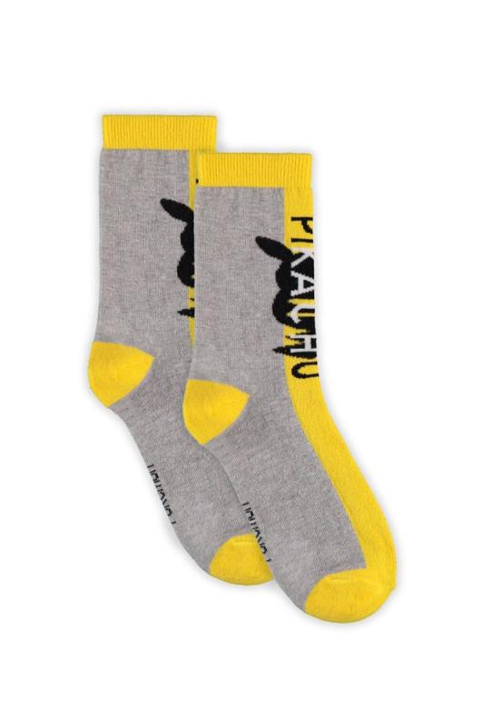 Pokémon Socks Yellow Pikachu 35-38