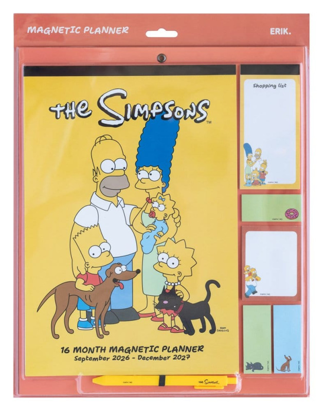 The Simpsons Magnetic Planner 2026/27 30 x 35 cm 3
