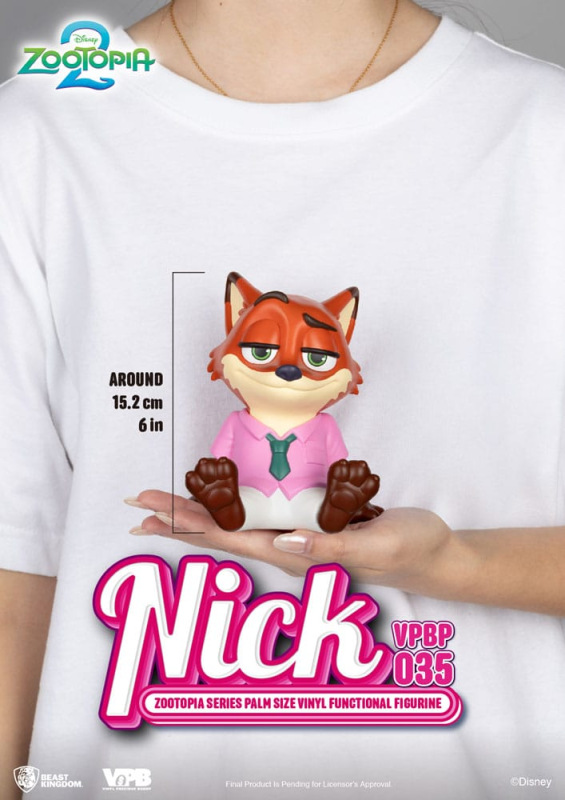 Zootopia Piggy Vinyl Bank Nick 15 cm 6