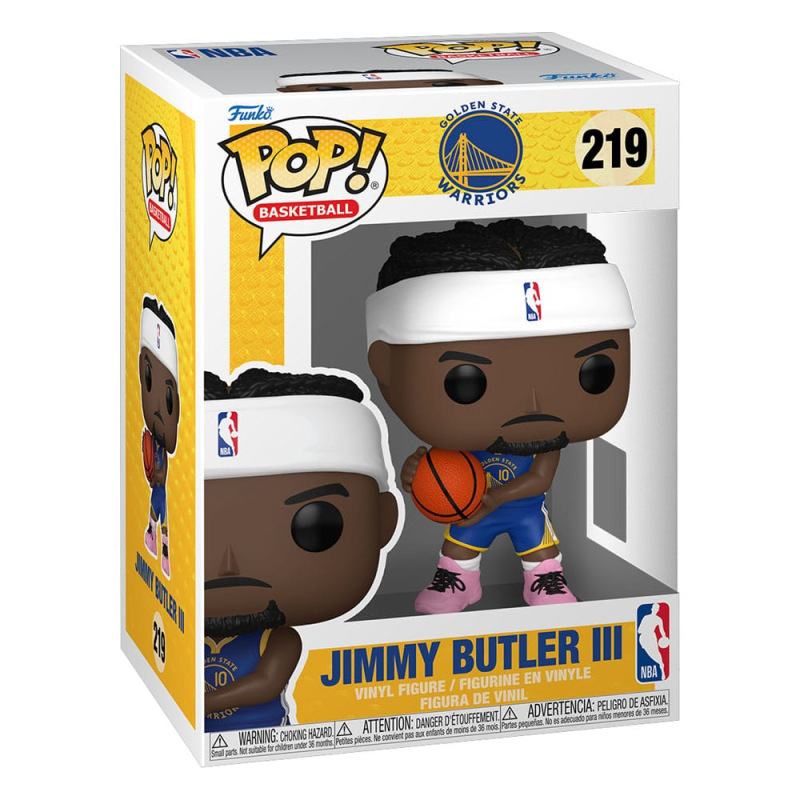 NBA POP! Basketball Vinyl Figure Golden State Warriors: Jimmy Butler III (2025 Icon Edition Uniform) 1