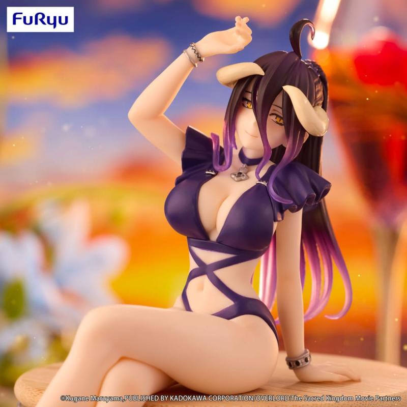 Overlord Noodle Stopper PVC Statue Albedo Swimsuit Dark Purple Color Ver. 16 cm 1