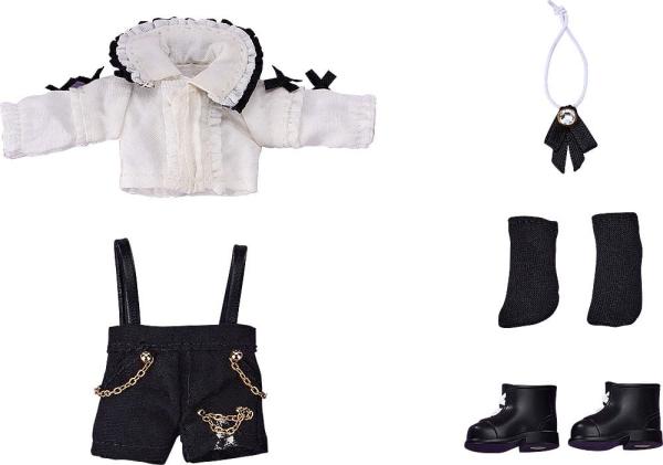 Nendoroid Accessories for Nendoroid Doll Figures Outfit Set: Suspender Shorts Set (White & Black)