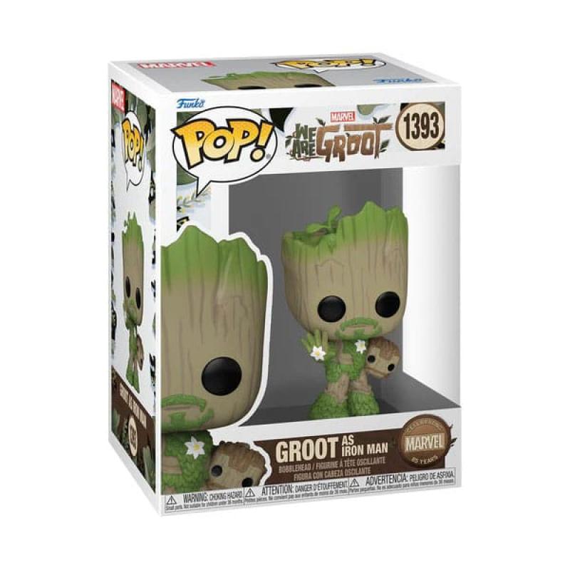 We Are Groot POP! Movies Vinyl Figure Iron Man 9 cm