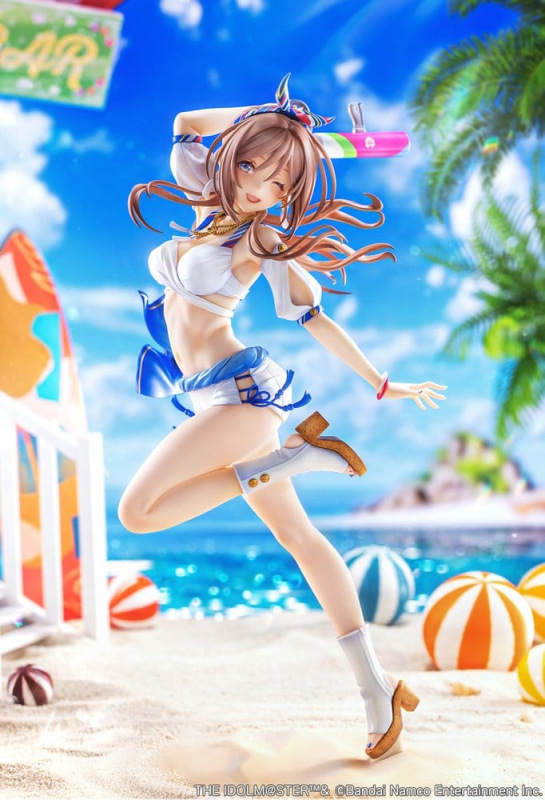 The Idolmaster Gakuen PVC Figure 1/7 Himesaki Rinami Kimi to Semi Blue Ver. With Bonus 27 cm 12