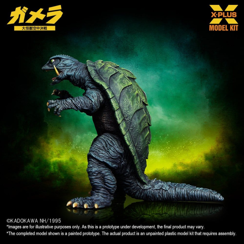Gamera: Guardian of the Universe (1995) Plastic Model Kit 1/700 Gamera 11 cm 4