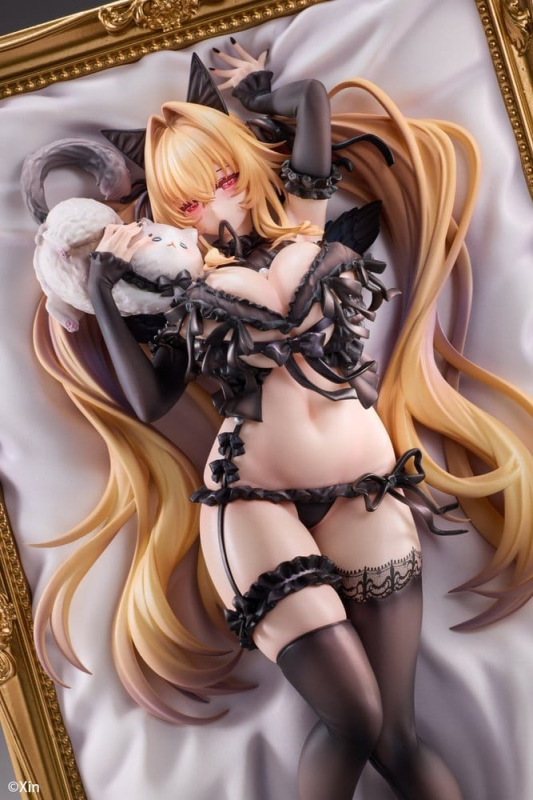 Original Character PVC Figure 1/7 Stella Black Cat Ver. Deluxe Edition 27 cm 14