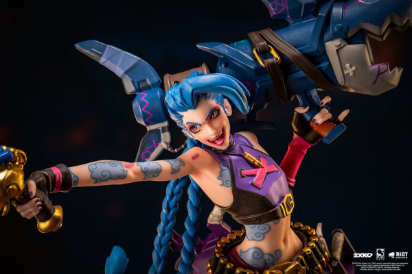 League of Legends Statue 1/10 2XKO Jinx & Warwick Diorama 37 cm 7