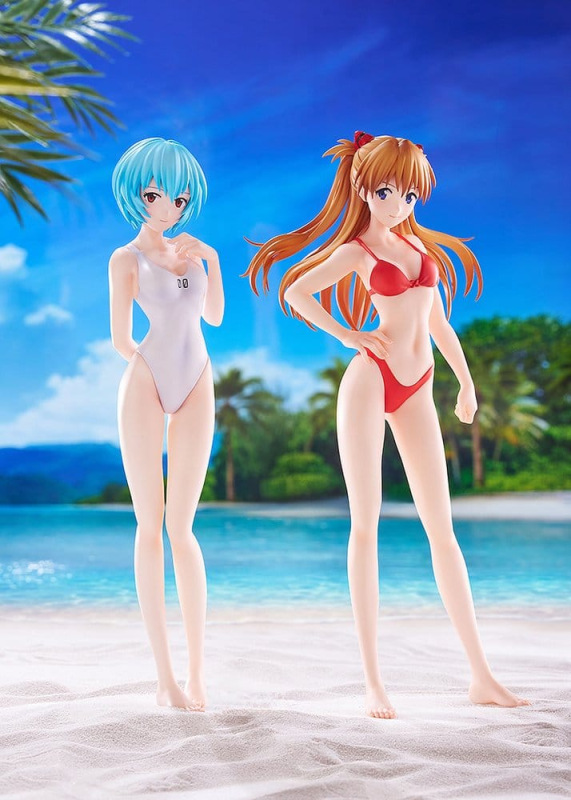 Rebuild of Evangelion Pop Up Parade Beach Queens Rei Ayanami (One-Piece Style) L Size 22 cm 5