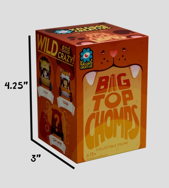 Big Top Chomps Mini Figures S1 6 cm Blind Box Display (6) 1