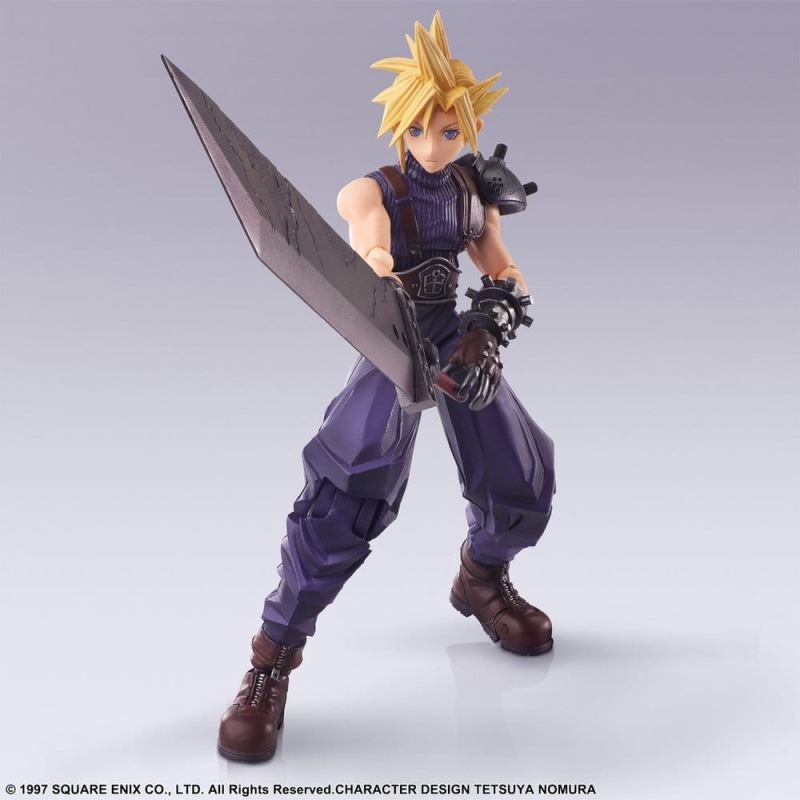 Final Fantasy VII Bring Arts Action Figure Cloud Strife Digital Plus Edition 15 cm 2