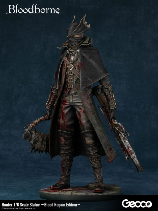 Bloodborne The Old Hunters PVC Statue 1/6 Hunter Blood Regain Edition 32 cm 6