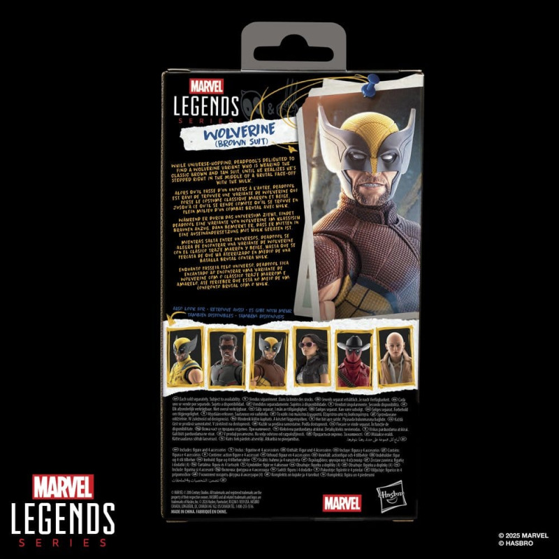 Deadpool & Wolverine Marvel Legends Action Figure Wolverine (Brown Suit) 15 cm 13