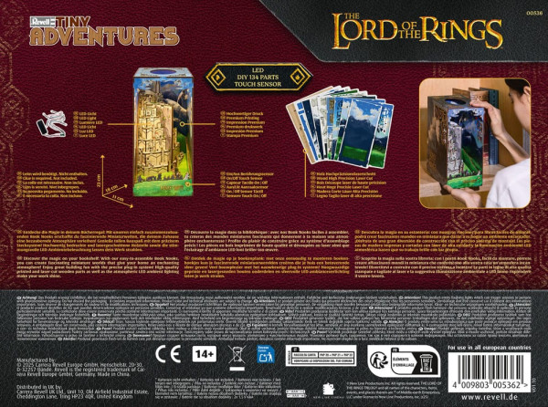 The Lord of the Rings Tiny Adventures Book Nook Mini Diorama Minas Tirith 23 cm 9