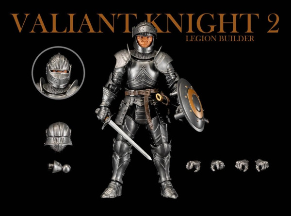 Mythic Legions: Reinforcement 3 Action Figure Valiant Knight 2 Legion Builder 1