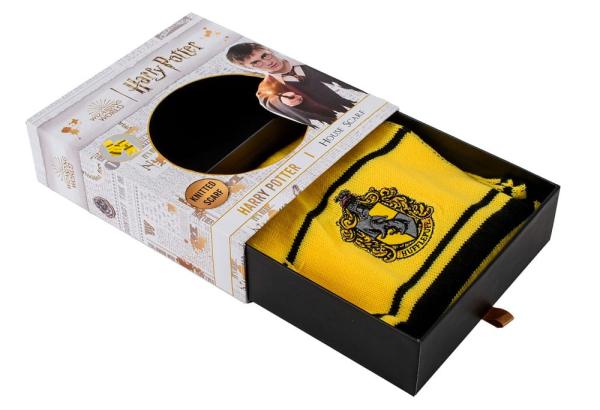 Harry Potter Scarf Hufflepuff Thin Stripes (Boxed) 160 cm 1