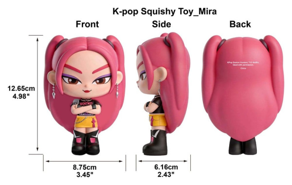 K-Pop Demon Hunters Squishy Figures Display (6) 4