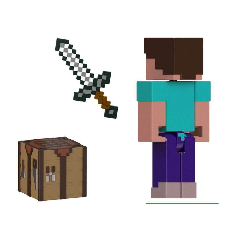 Minecraft Action Figure Steve 8 cm 4