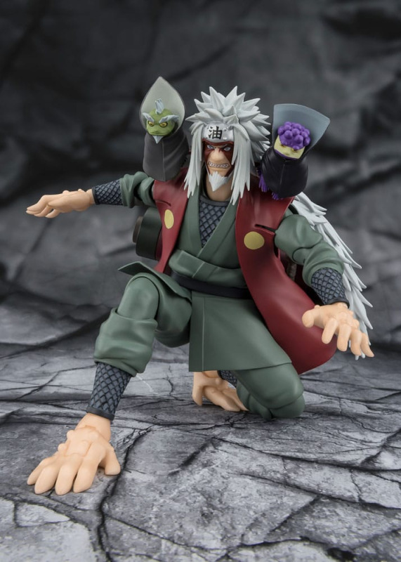 Naruto S.H.Figuarts Action Figure Jiraiya Hidden Leaf Heroic Master Sage (Sage Mode Set) 17 cm 3