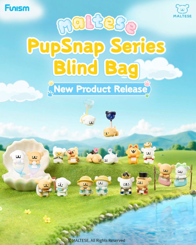 Maltese PupSnap Blind Bag Mini Figures 3 cm Assortment (16)