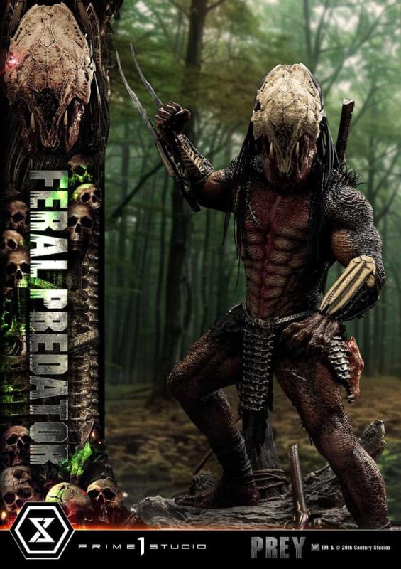 Prey (Movie) Museum Masterline Series Statue 1/3 Feral Predator Deluxe Version 89 cm 9