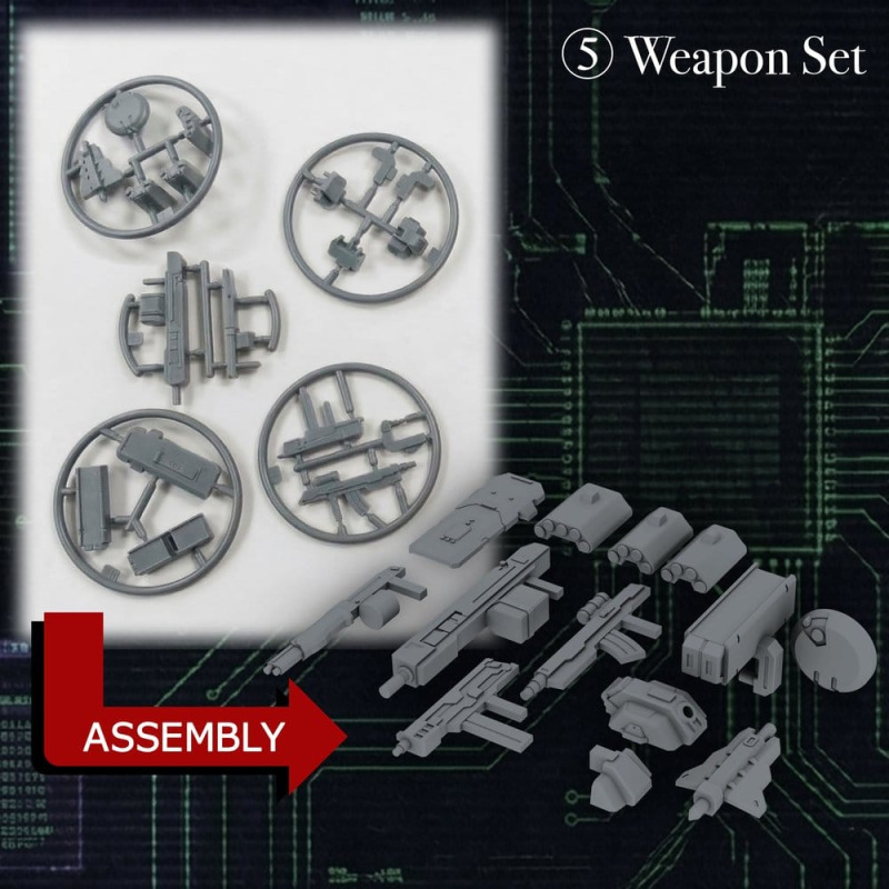 Kikou Sensen 1/100th Scale Plastic Model Kit Wave 1 (1 set of 6 pcs) 6 cm 5