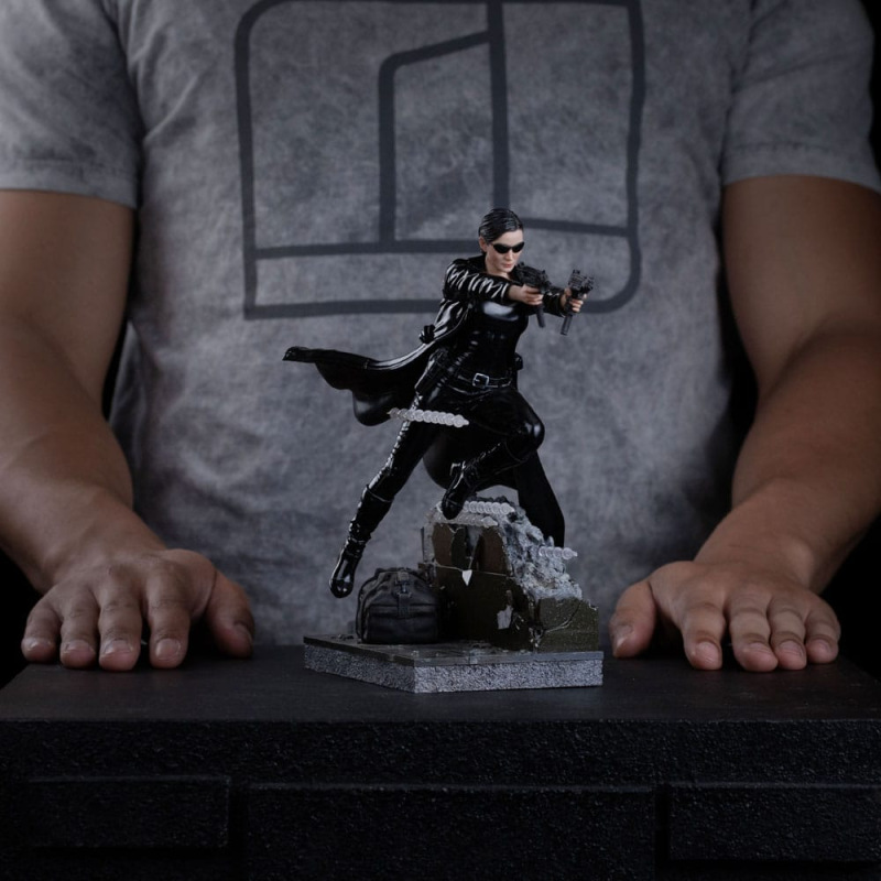 The Matrix Art Scale Statue 1/10 Trinity 22 cm 13