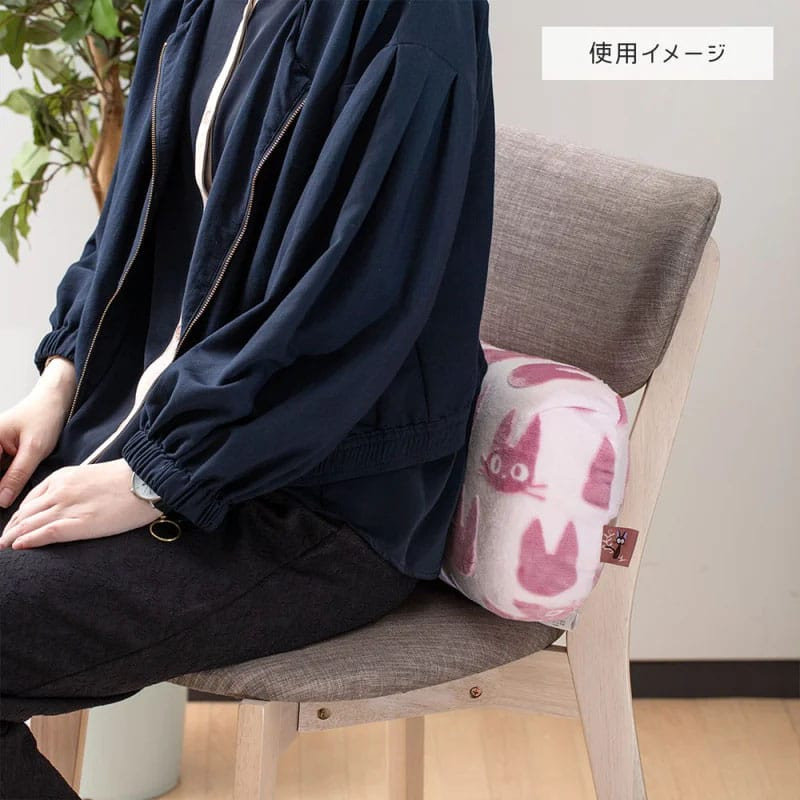 Kiki's Delivery Service Opalised block Cushion Jiji silhouette 20 x 43 cm 3